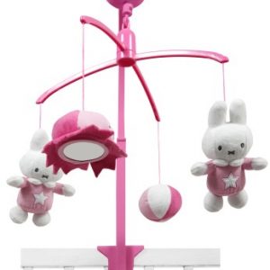 Nijntje Denim Roze Muziekmobiel