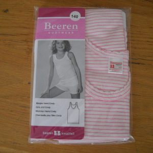 Beeren meisjes hemd Cindy roze/witte streep