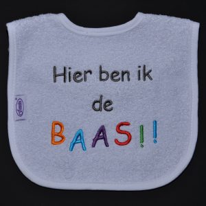 Slabbetje Hier ben ik de Baas!