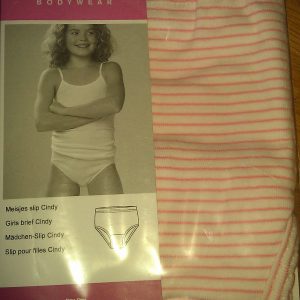 Beeren meisjes slip Cindy roze/witte streep