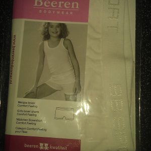 Beeren Meisjes Boxer Comfort Feeling wit of zwart