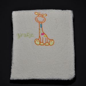 Waskussenhoes Girafje Oranje