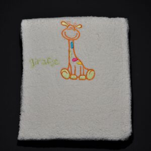 Waskussenhoes Girafje Oranje