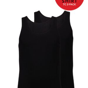 Ten Cate Heren Singlet 2-pack wit, zwart of marine