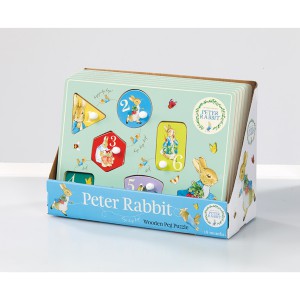Peter Rabbit Houten Peg Puzzel (toy05604)
