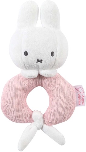 Nijntje Gebreid Roze Knuffelring stof (NIJN206)