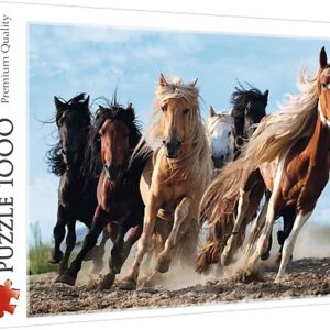 Puzzel Paarden in galop: 1000 stukjes (10446)