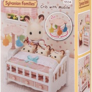 Sylvanian Bed voor drieling met mobiel (5534)
