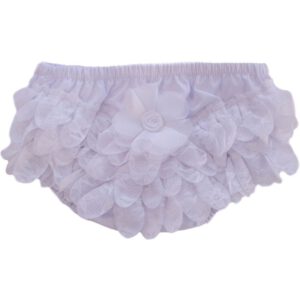 Baby Slip met roezels, wit