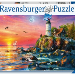 Ravensburger Puzzel Vuurtoren In De Avond – 500 stukjes