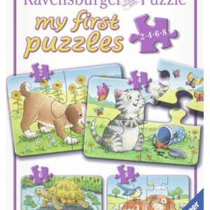 Ravensburger Schattige huisdieren- My First puzzels -2+4+6+8 stukjes (69514)
