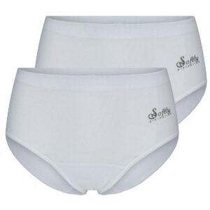 Beeren Dames Heup Slip Julia wit 2-pack